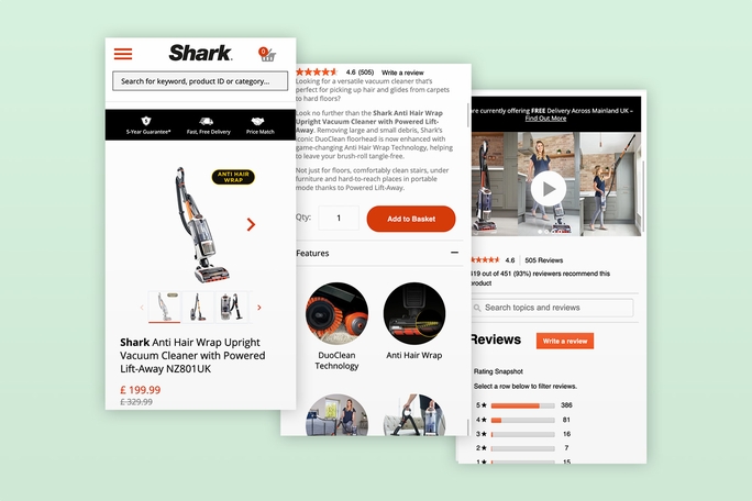 visual mobile-first approach
