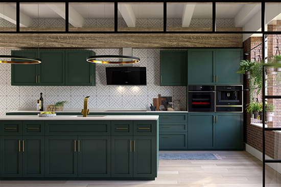 Intershop customer Teka with photo of a kitchen